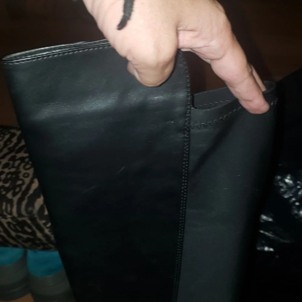 NWOT black over knee boots womens size 9 , fashion - Picture 6 of 8